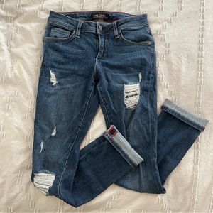 Fran Denim Isabel destruction Wash Jeans Size 26 Lightly worn